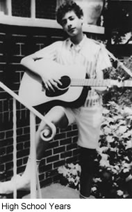Warshak High School Years with Guitar.
