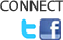 Click to Connect with Twitter or Facebook.