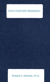 Child Custody Research Portfolio Cover.